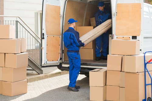 Removal van ready for a same-day move in Bermondsey