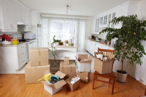 Moving team handling furniture collection near Bermondsey