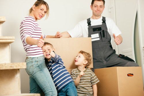 Team loading a van for a same-day Bermondsey move